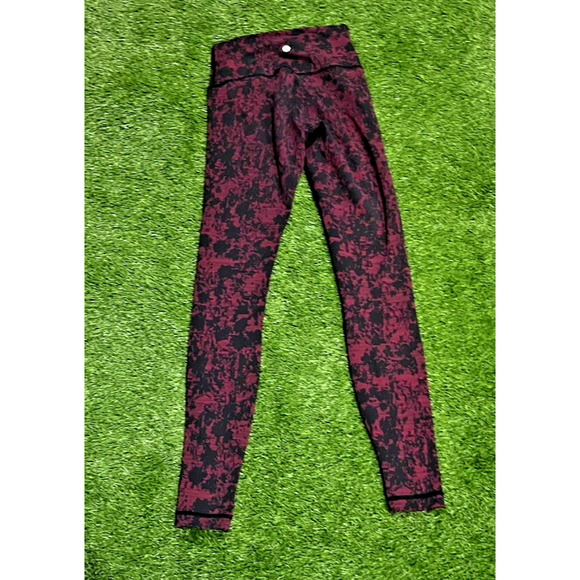 Lululemon Wunder Under Super Hi Rise Tight 28” Scatter Blossom Jacquard 4 W58MXS - Picture 2 of 7